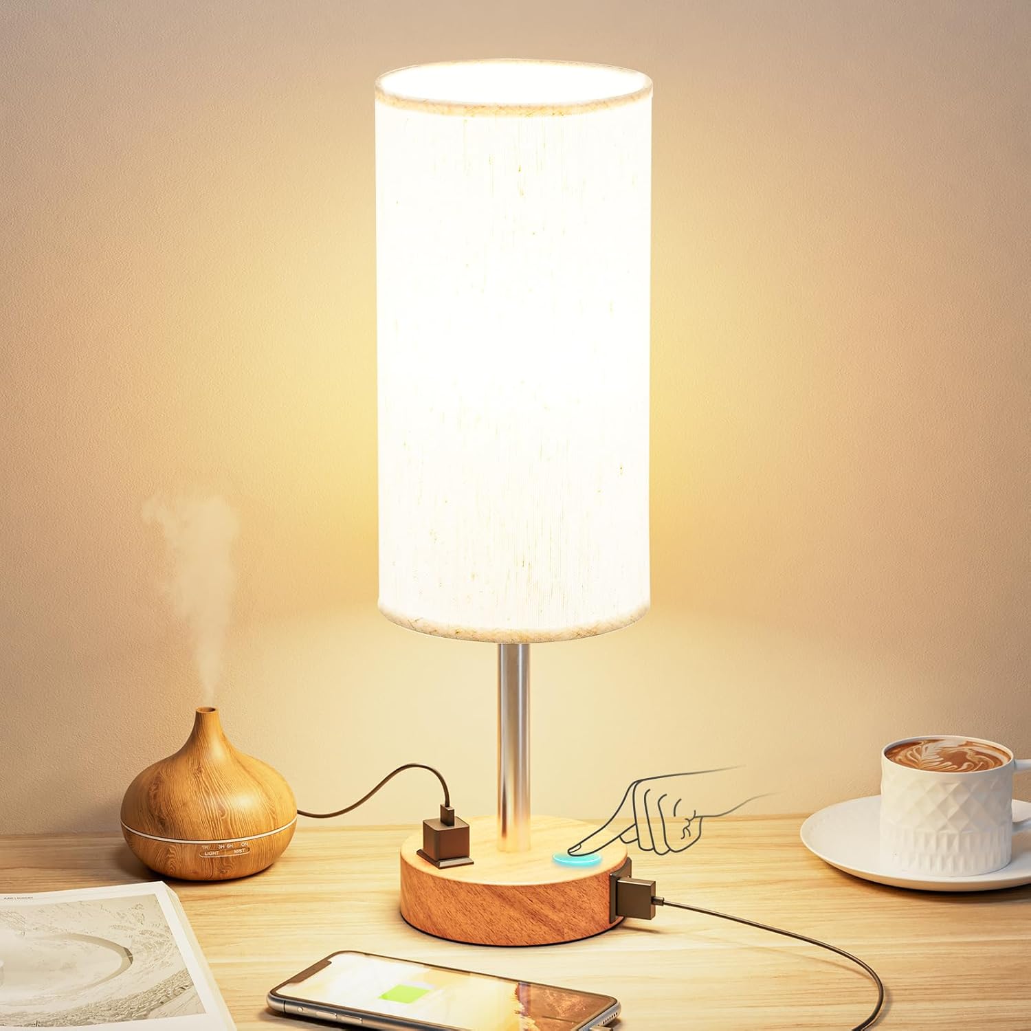 bedside lamp